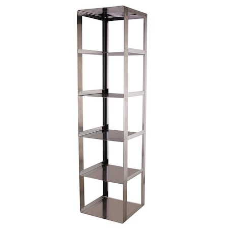 Custom Biogenic Freezer Rack, Chest, for 15 & 50ml Tubes, 6 1/4 x 6 1/4 x26" 247582P